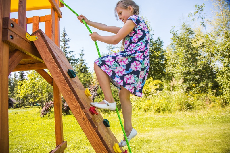 Детский деревянный игровой комплекс КРЕПОСТЬ СВОБОДЫ