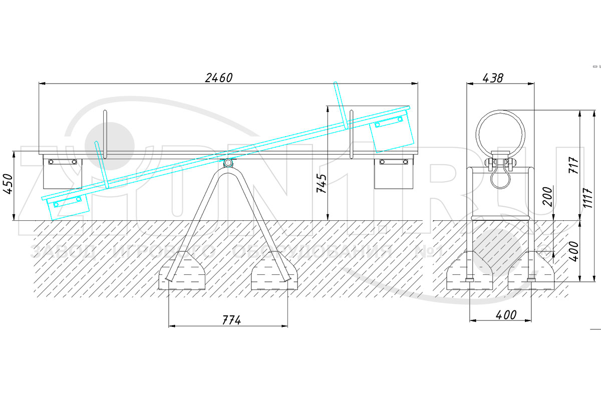 Качалка-балансир ZION Малютка (КЧ026)