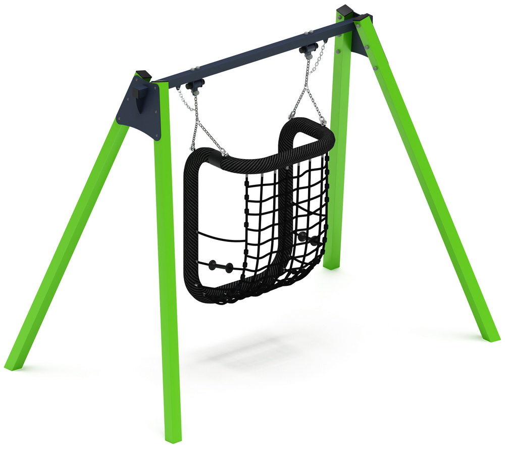 Качели М1 металл ИО 11.М.08.01-02 (зеленый)
