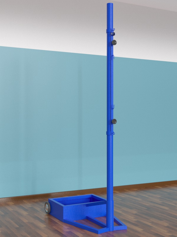 Стойки волейбольные мобильные с площадкой под груз (03.112)