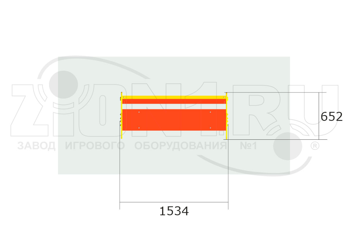 Скамейка детская ZION Рыбка (СП185)