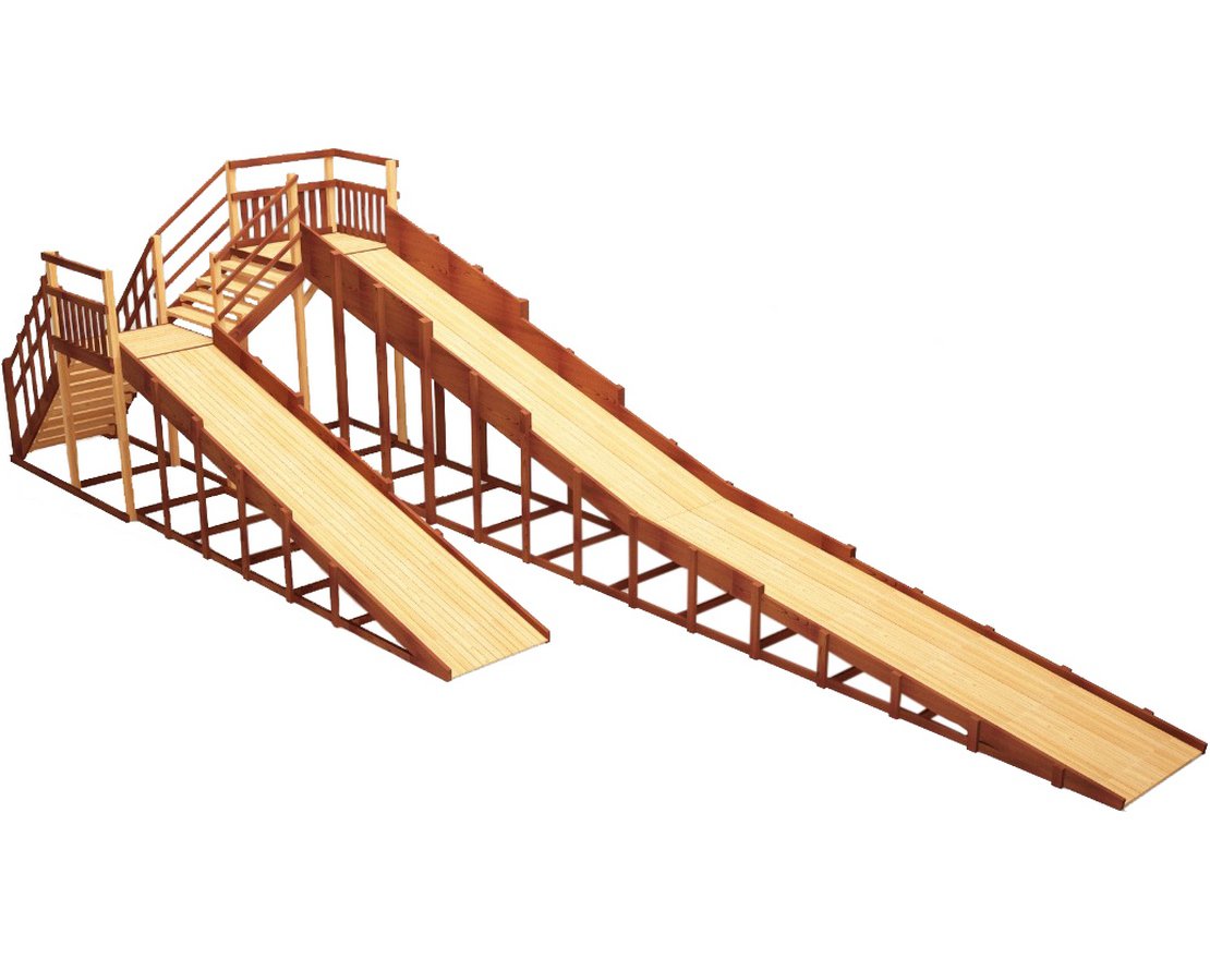Зимняя горка ЗИМА 9 Савушка (скаты 6 и 12 м)