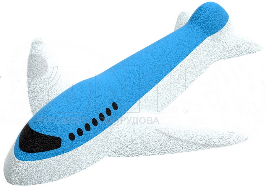 Резиновая 3D-фигура ZION Самолет (для парков и детских площадок)