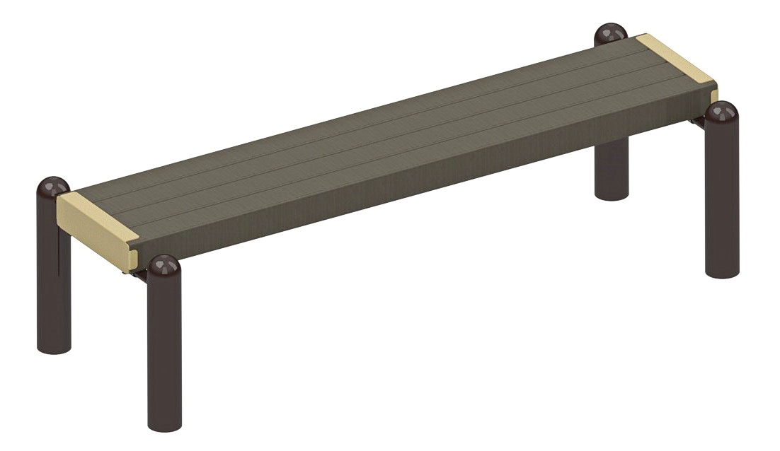 Скамья для отдыха, брус YSK09