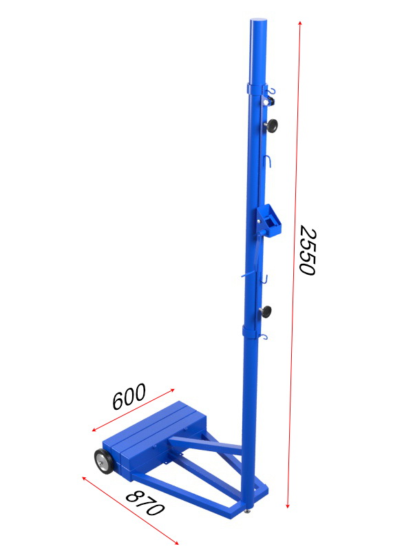 Стойки волейбольные мобильные, универсальные 03.107