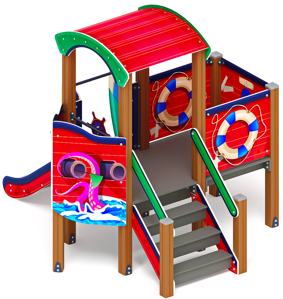 КАТЕРОК игровая форма (горка Н 750) ДИК 1.03.3.01-10