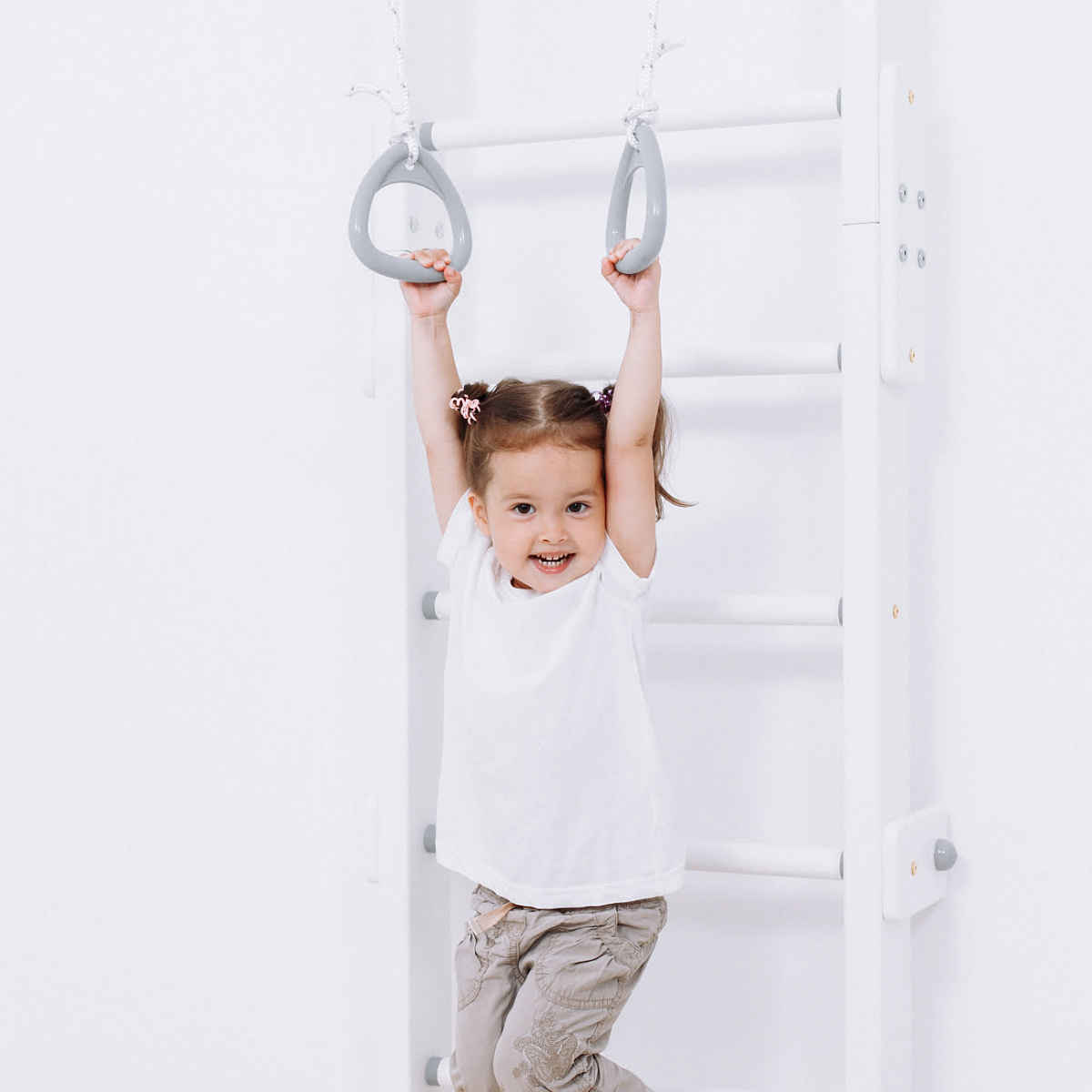 Шведская стенка деревянная ECO 1.1 Romana (02.21.8.14.500.09.01) белый