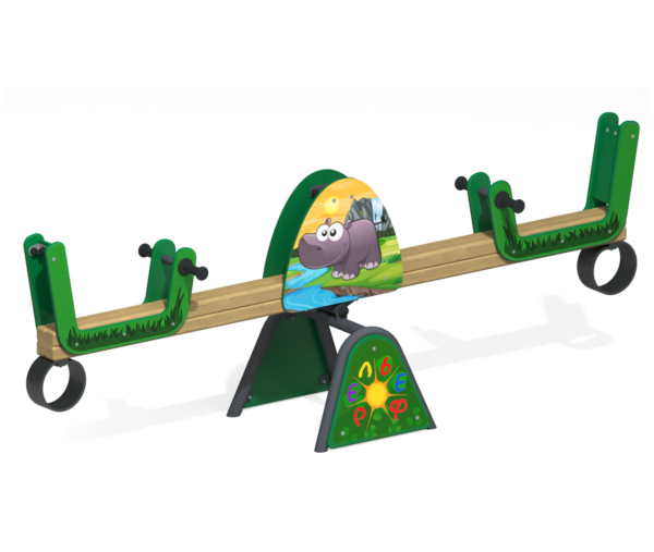 Качалка-балансир для детской площадки Бегемотик КБ-30