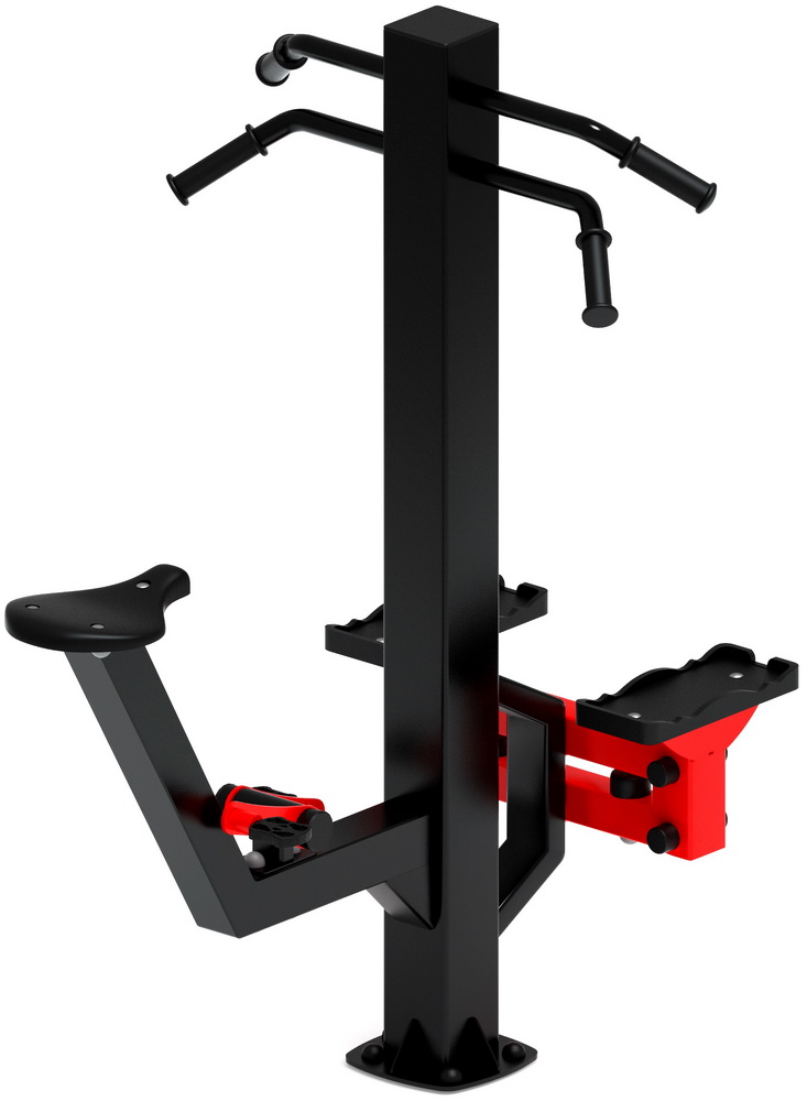 Тренажер уличный СТЕП+ВЕЛО (красный) СТ 018-11