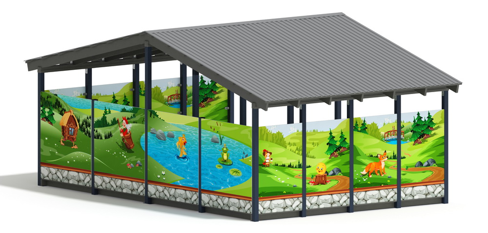 Теневой навес (В гостях у сказки) МФ 70.6.4-12