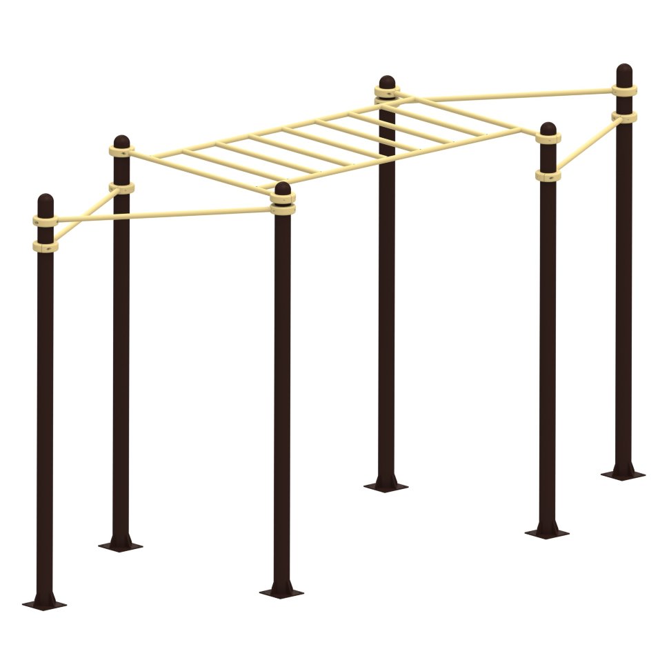 Рукоход с четырьмя турниками Air-Gym YSK53