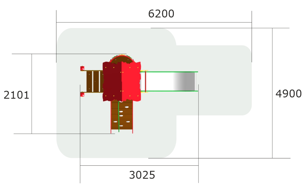 Детский игровой комплекс ZION Африка (КД046)