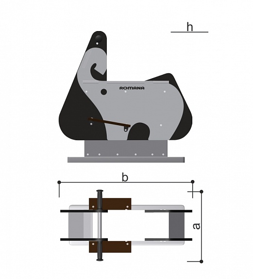 Качалка Romana 108.29.00-05