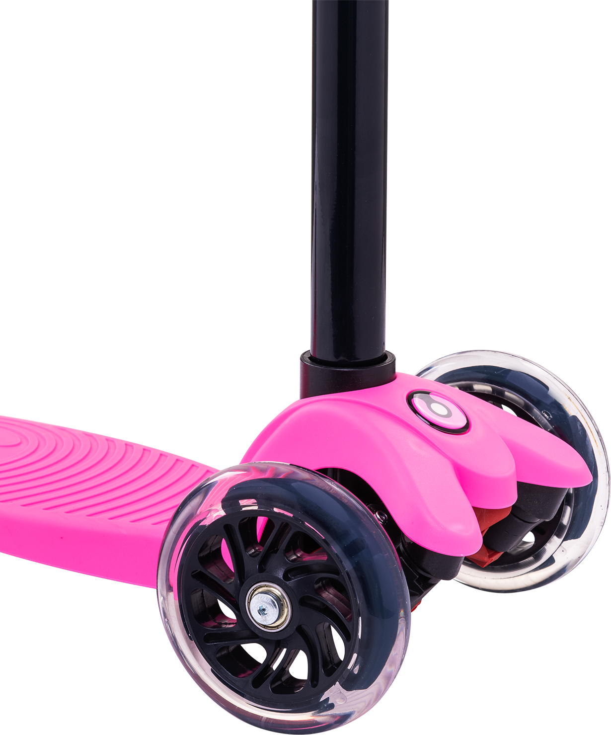 Самокат 3-колесный Snappy 3D, 120/80 мм, розовый