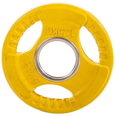 Диск для штанги цветной обрезиненный D-51, 1,25 кг