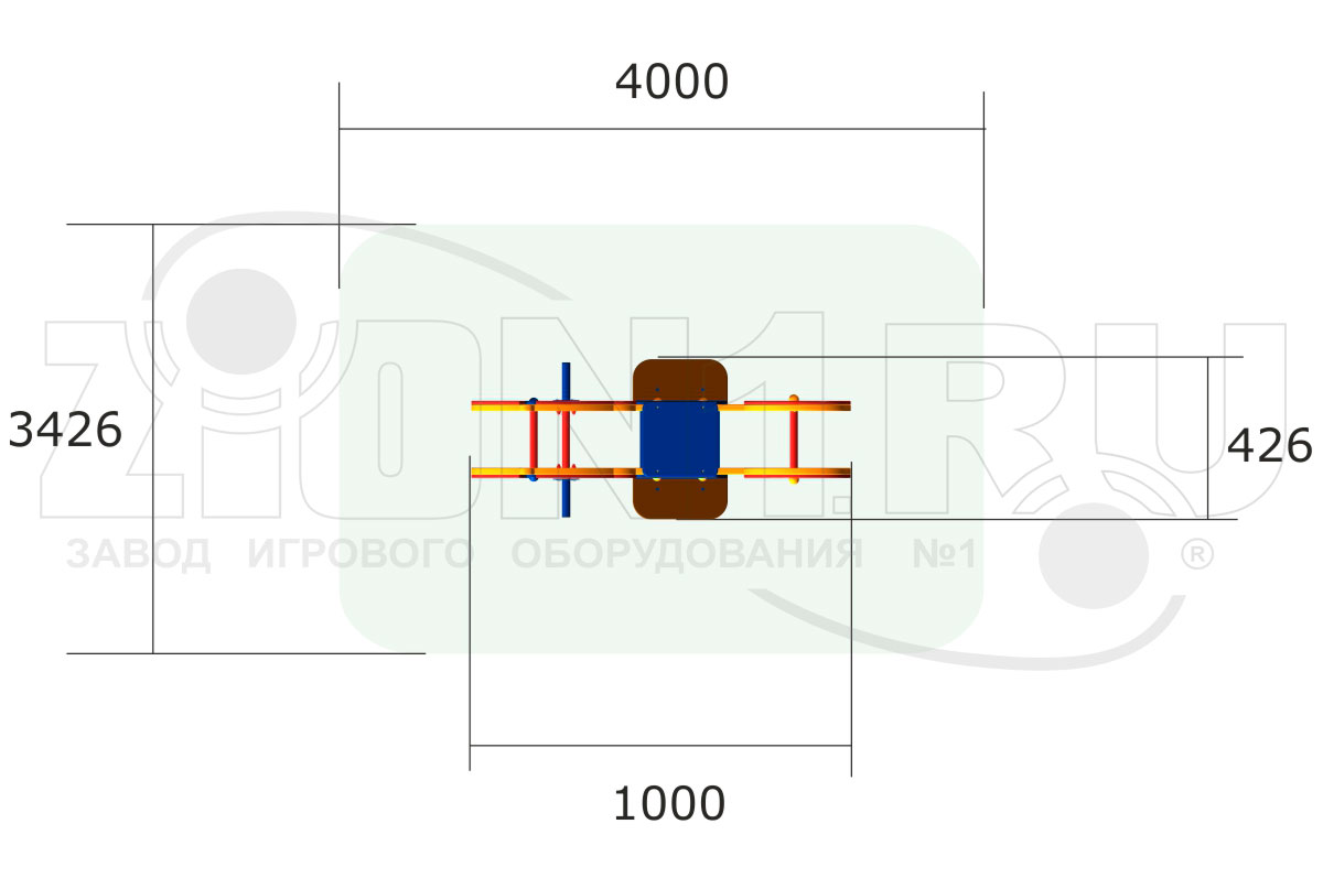 Качалка на пружине ZION Пони