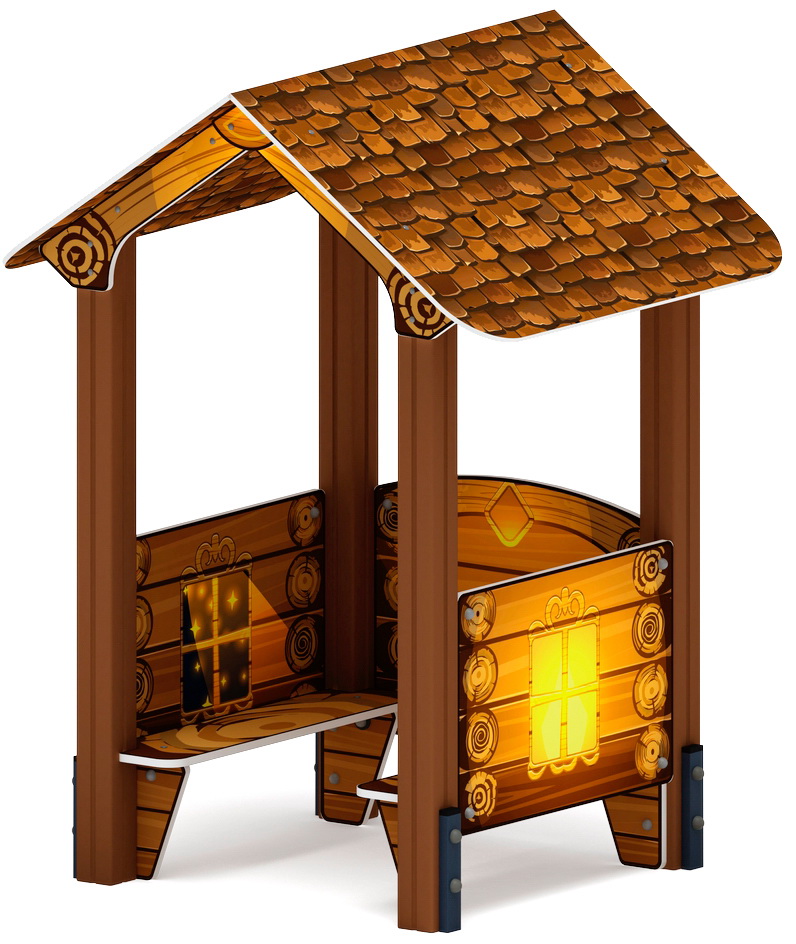 ДОМИК МАЛЫЙ 1 (Эко) для детской площадки МФ 10.01.01-02