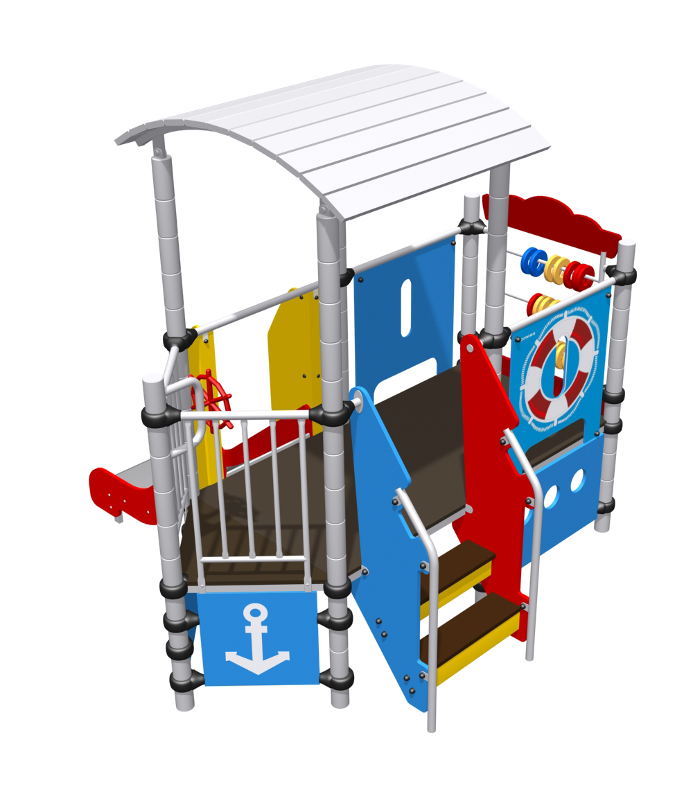 Игровой комплекс Кораблик с горкой «Romana 111.10.00»