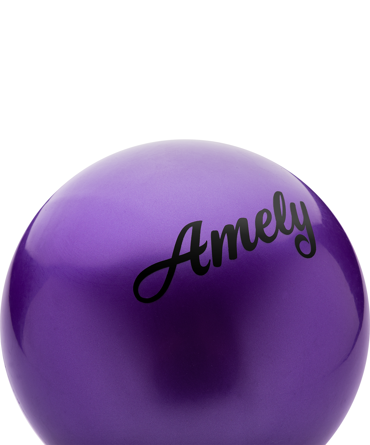 Мяч для художественной гимнастики AGB-101, 19 см, фиолетовый