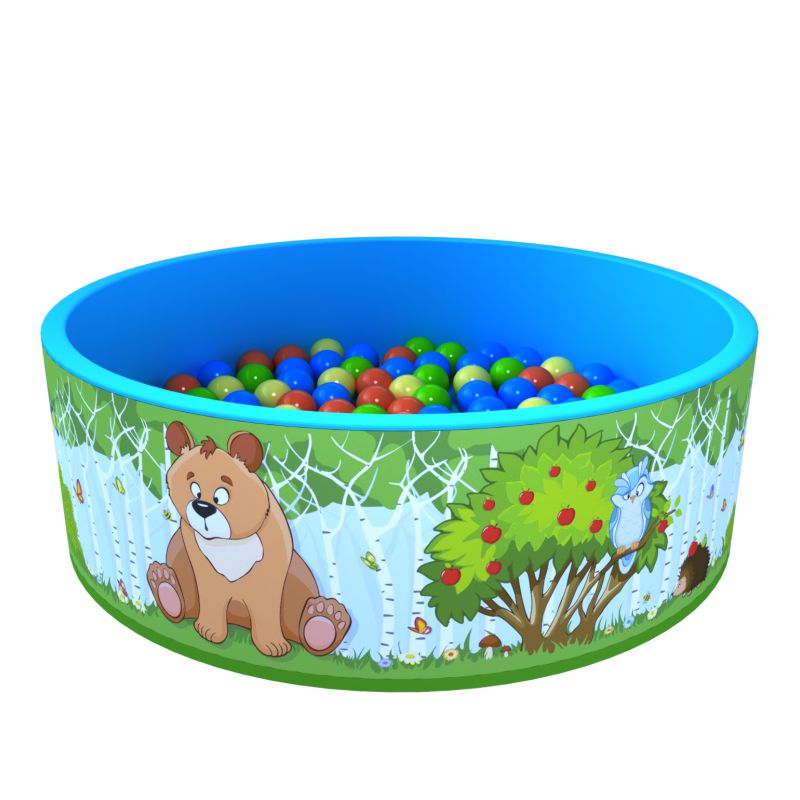 Сухой бассейн ЗВЕРЯТА Romana (ДМФ-МК-02.52.01)