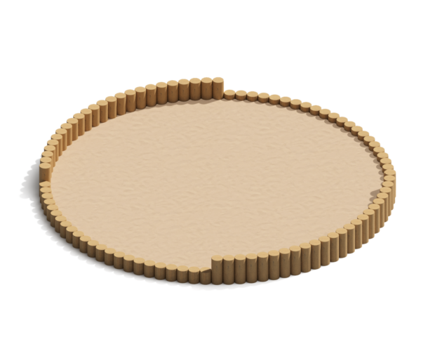 Песочница для детской площадки Столбики ПС-111