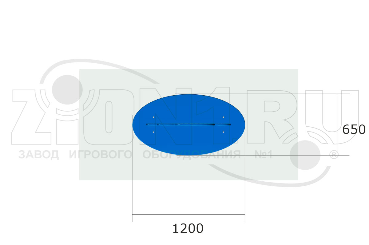 Скамейка детская ZION Грибок (СП089)