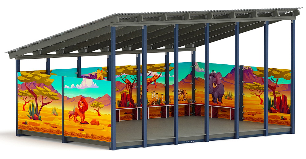 Теневой навес (Сафари) МФ 71.6.4-10