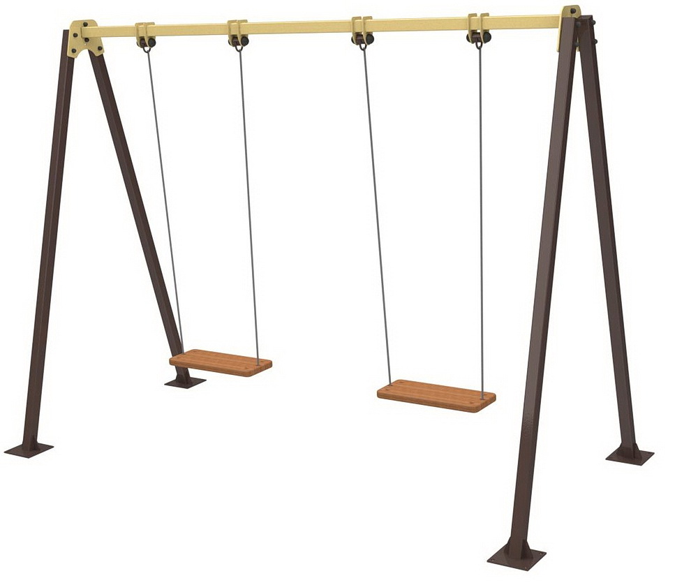 Качели АК двойные K60b-1 (каркас+сиденье)