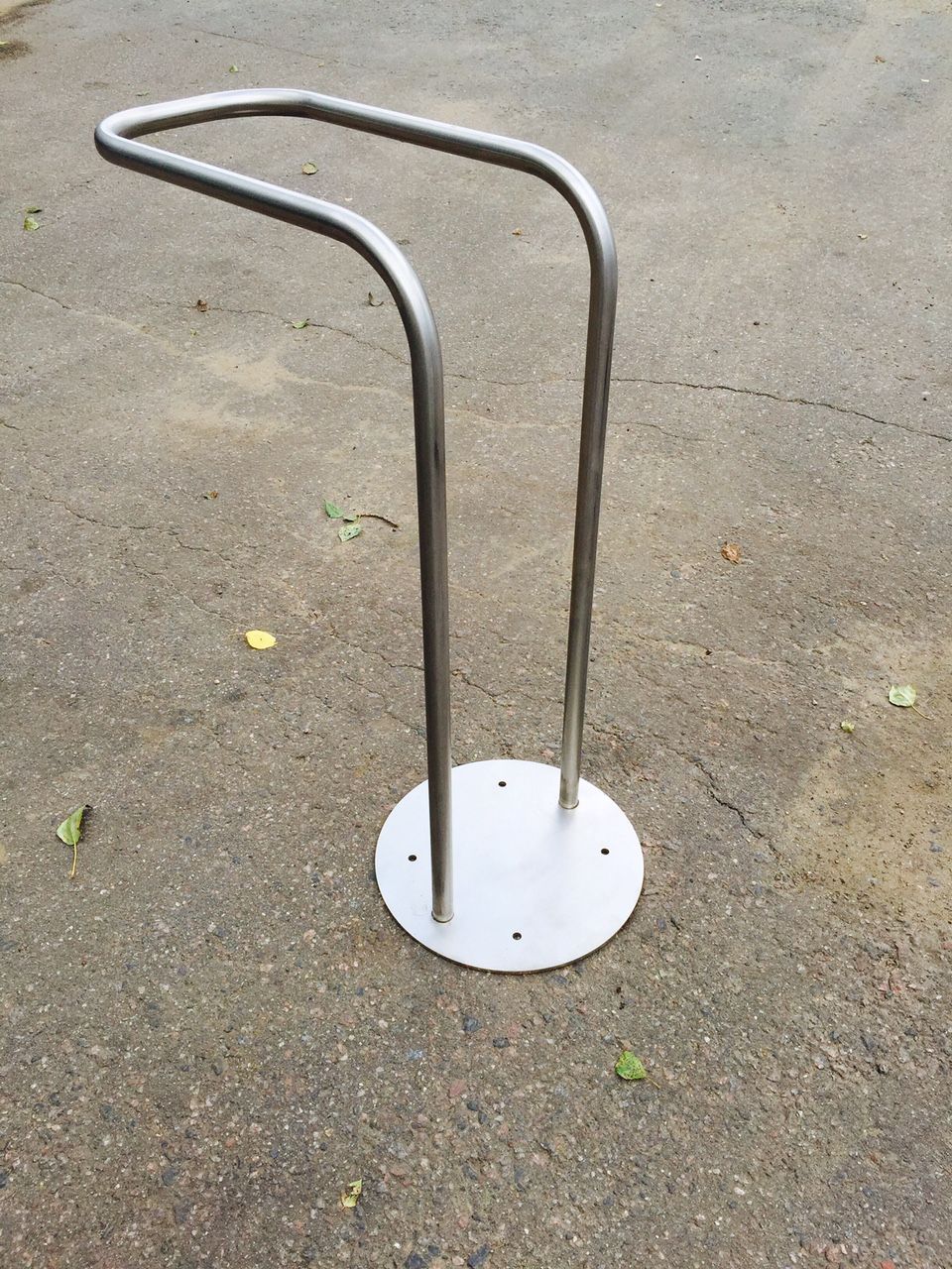 Велопарковка одиночная ВП4 из нержавейки