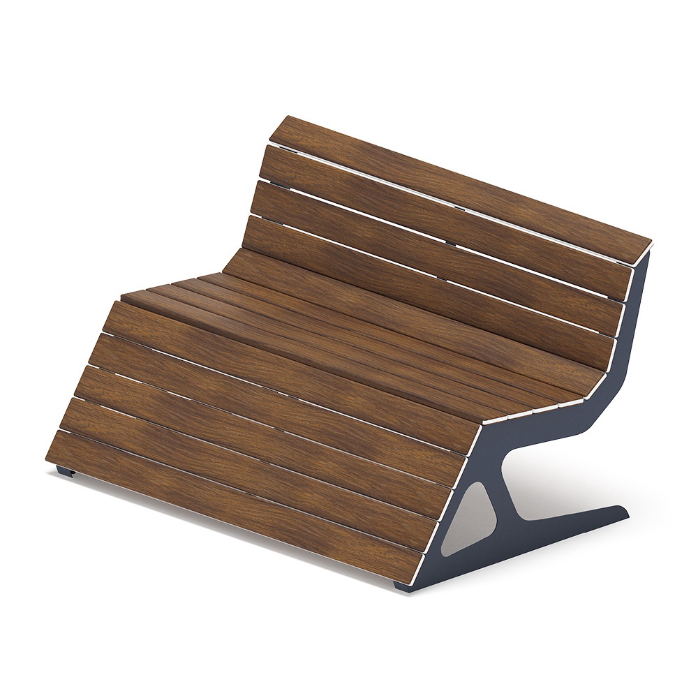 Шезлонг парковый (Темный дуб) МФ 42.02.05-10