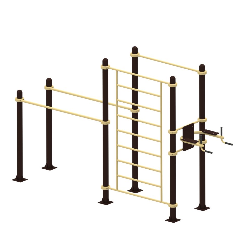 Турник, брусья, вертикальный пресс, шведская стенка Air-Gym YSK67