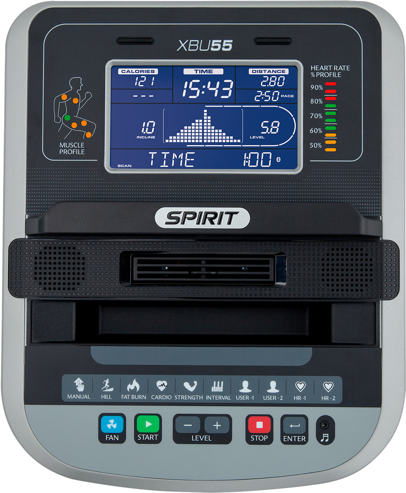 Велотренажер SPIRIT XBU55 (2017)