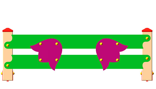 Ограждение детской площадки ZION Колокольчик (ОГД021)