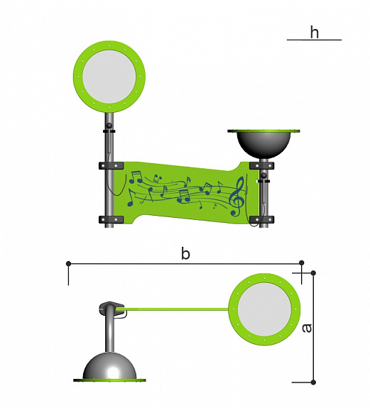 Бизиборд БАРАБАНЫ Romana 057.99.00