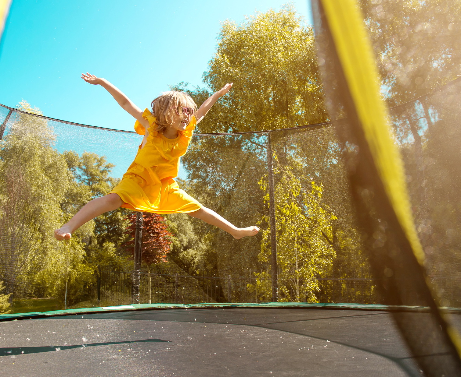 Батуты с сеткой