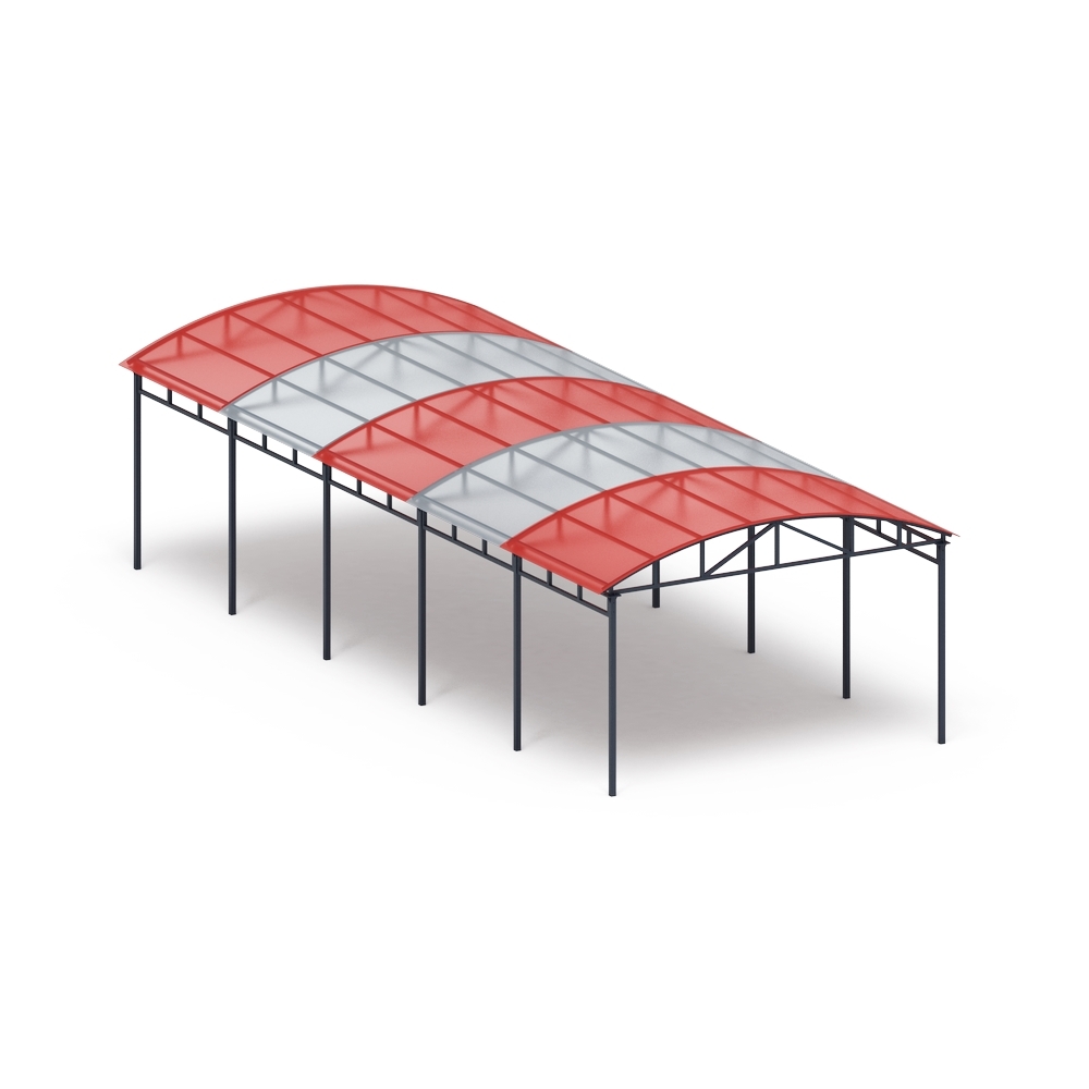 Теневой навес СПОРТ (на 10 тренажеров) МФ 753.02