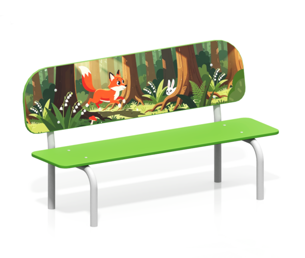 Лавочка детская Лиса МФ-32.11