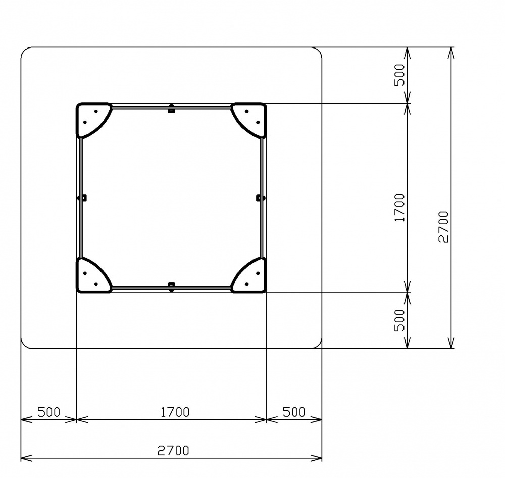 Песочница СРЕДНЯЯ (ракушки) ИО 5.01.02-01
