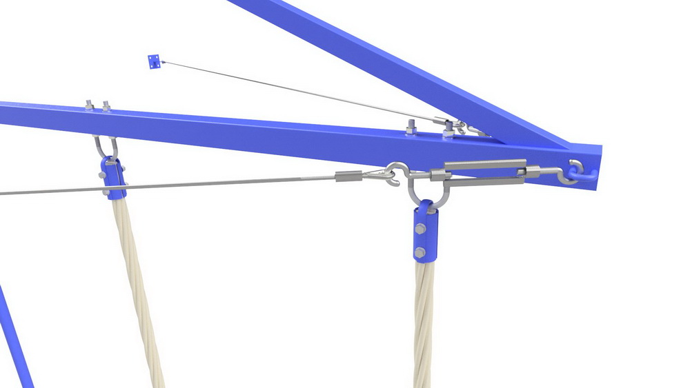 Консоль гимнастическая на 3 элемента (04.424)