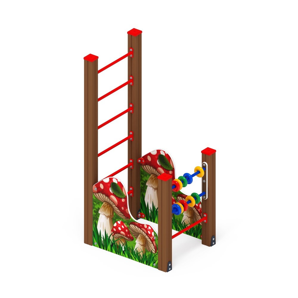 Детская площадка Спортивная серия для младшего возраста МУХОМОРЧИК 2 СК 1.01.08-01