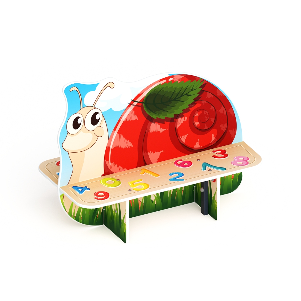 Скамейка УЛИТКА для детской площадки МФ 41.01.06