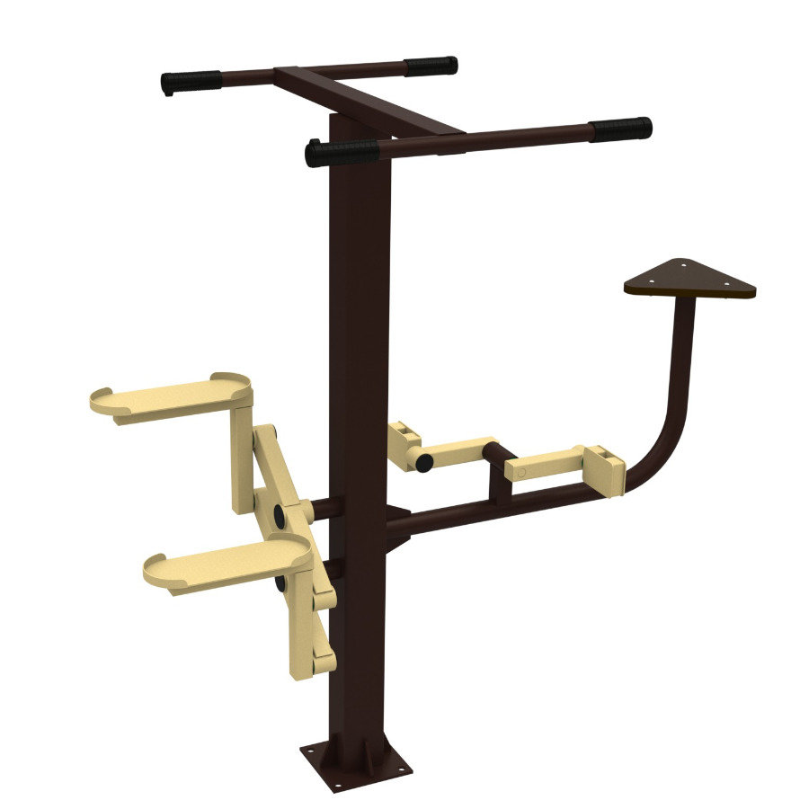 Уличный тренажер степ + вело  Air-Gym YT24