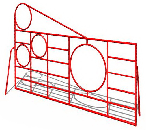 Шведская стенка ZION Карлсон (СЭ087)