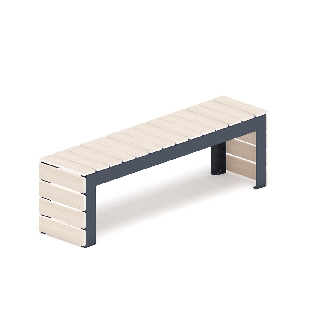 Скамья (беленый дуб) для детской площадки МФ 42.02.03-11