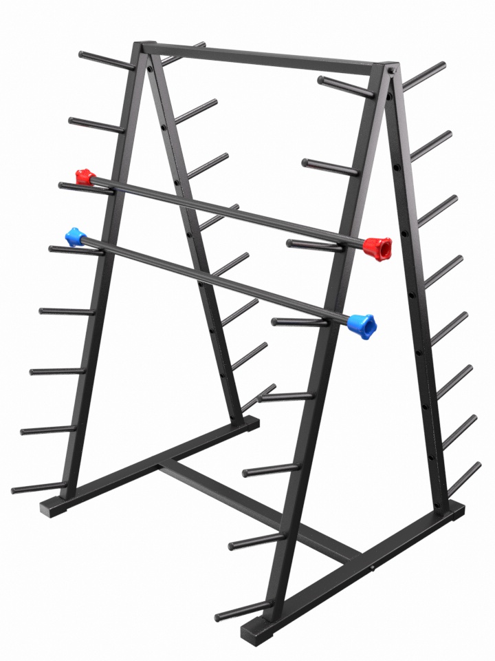 Стойка для бодибаров 16 уровней двухсторонняя (13.406.001)