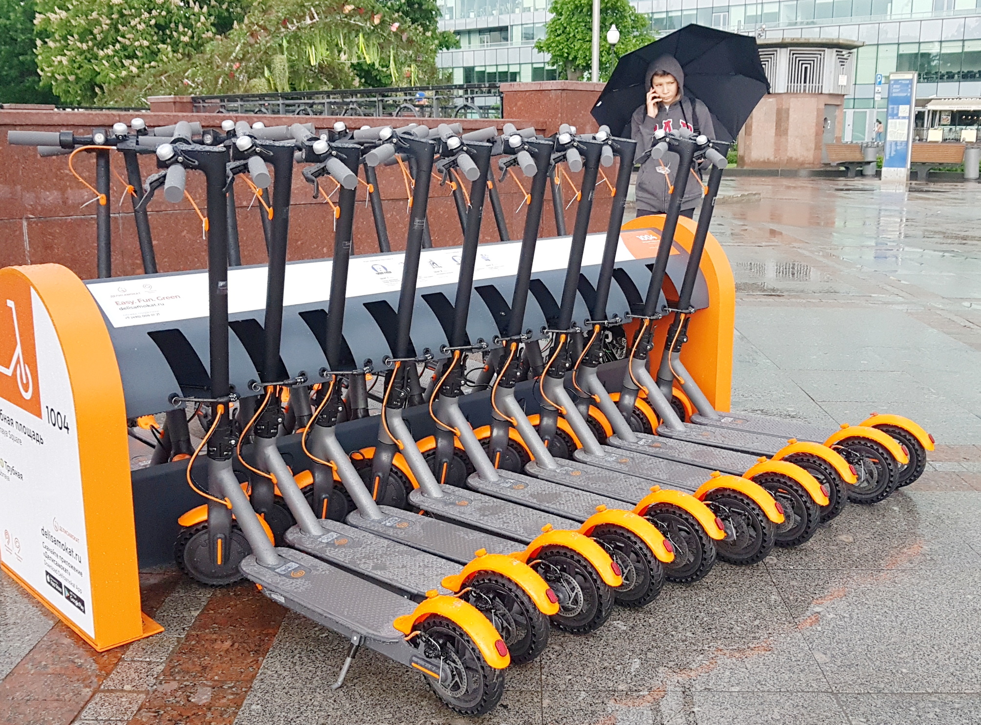 Парковки для самокатов