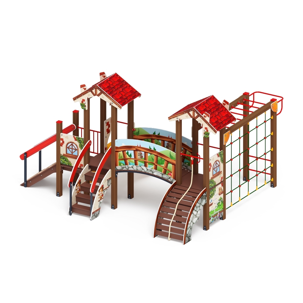 В ГОСТЯХ У СКАЗКИ детский игровой комплекс ДИК 1.05.01-26 (H=900)