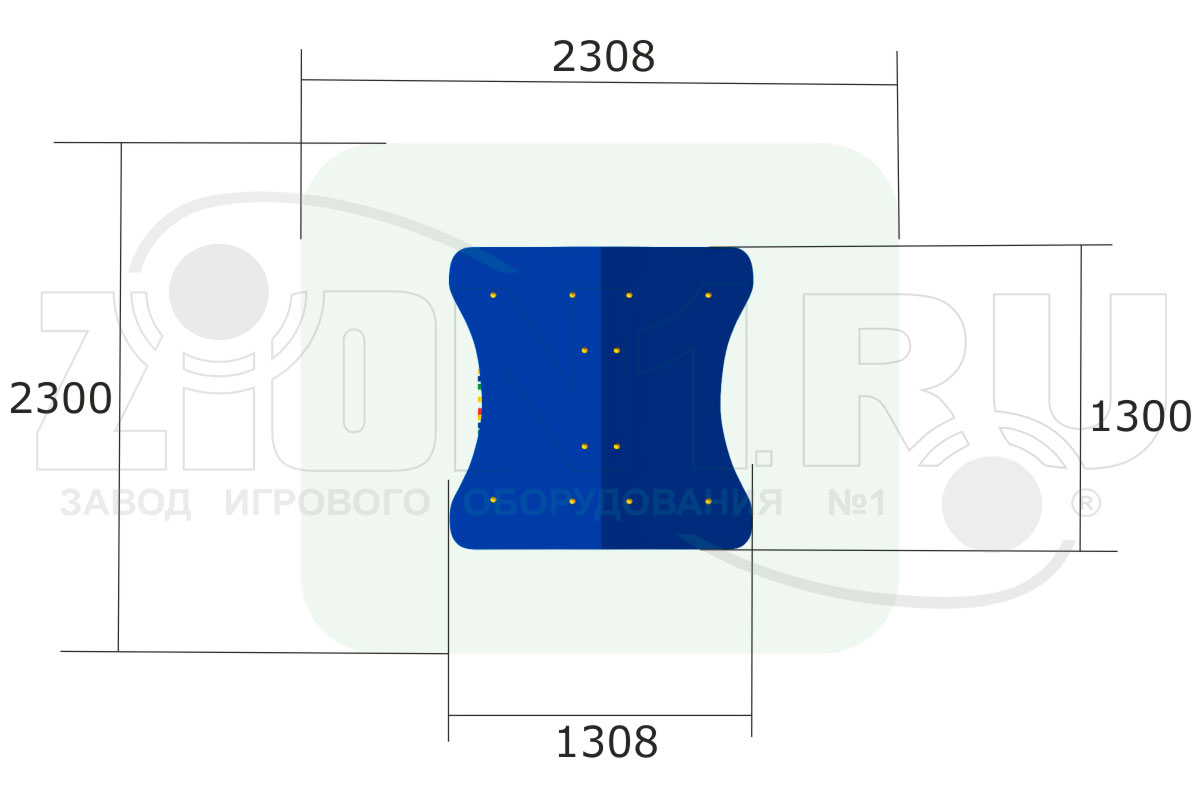 Детский игровой домик ZION Беседка (ИМ097)