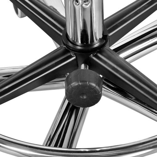 Стул мастера со спинкой и кольцом ХРОМ Heliox ch4