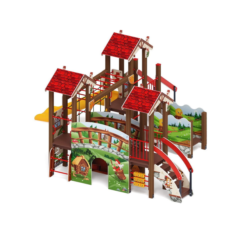 В ГОСТЯХ У СКАЗКИ детский игровой комплекс ДИК 1.05.01-27 (H=900)